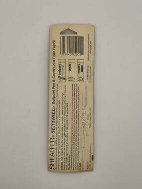 Sheaffer Sentinel Stainless Steel Ballpoint Pen Refill New Qty 4 USA Writing